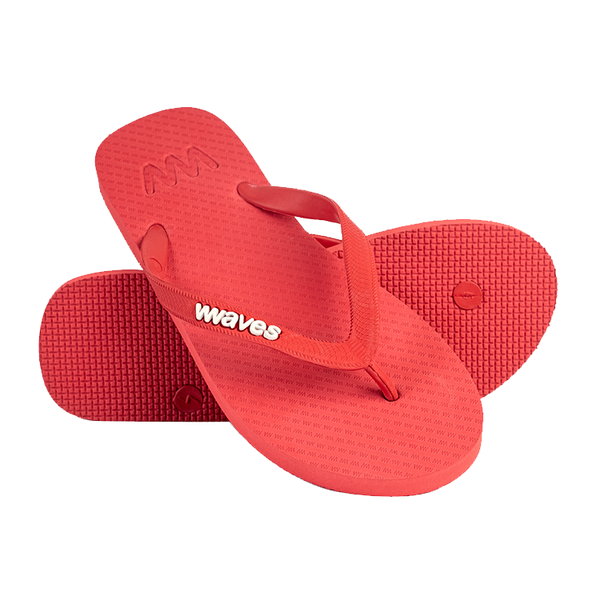 Red Classic Flip Flops, Unisex