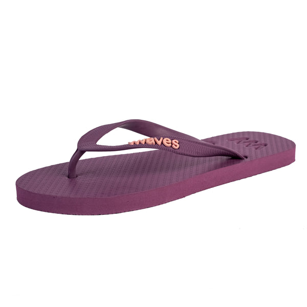 Purple Classic Flip Flops, Unisex