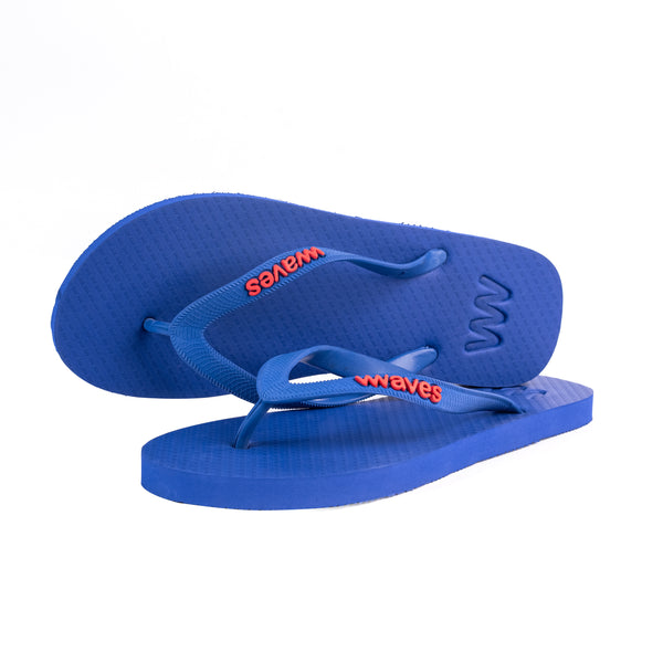 Royal Blue Classic Flip Flops, Unisex